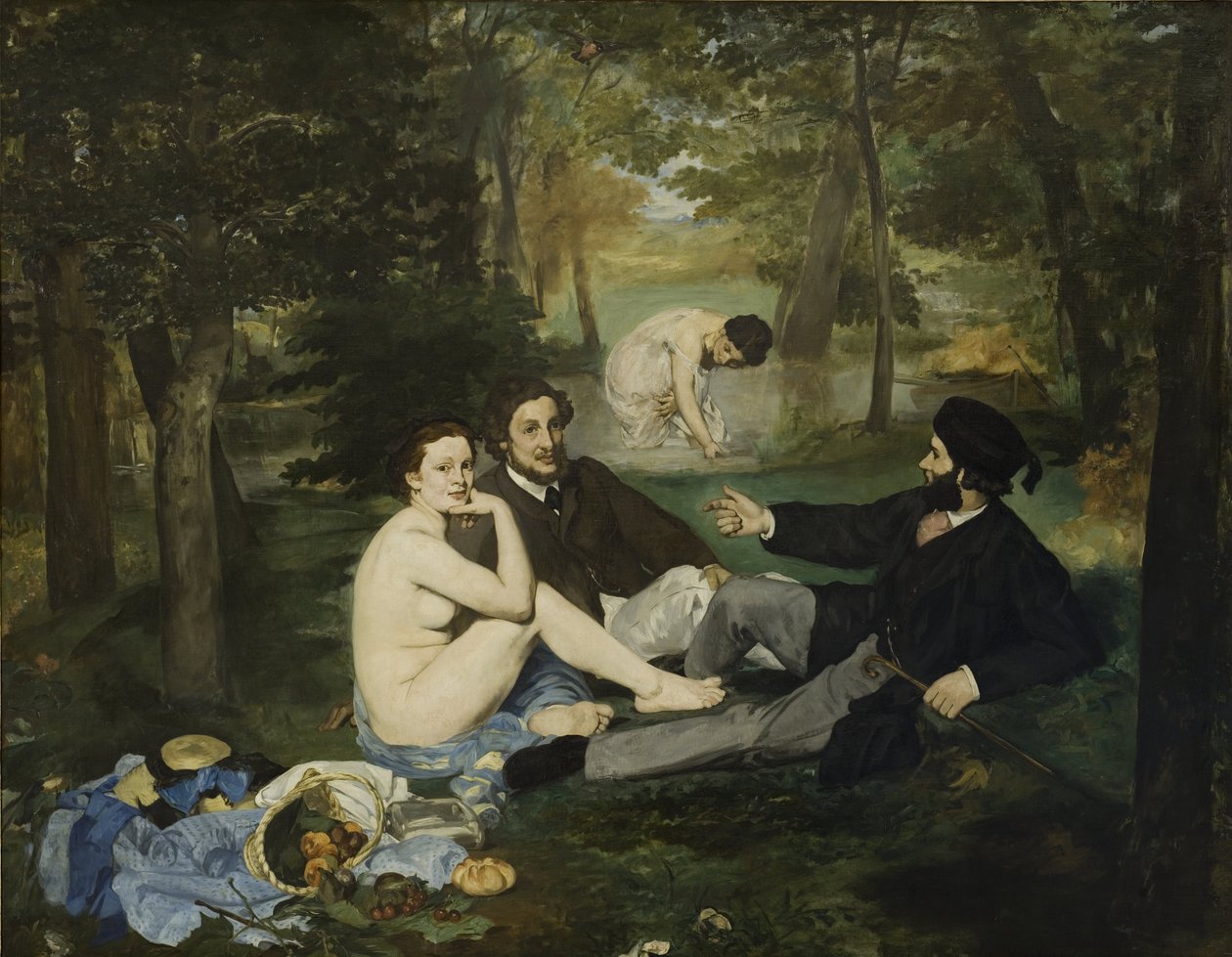 Çimlerde Öğle Yemeği, 1863 by Édouard Manet