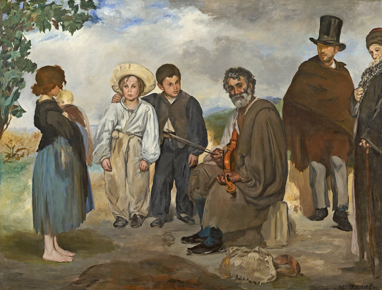 Eski Müzisyen by Édouard Manet