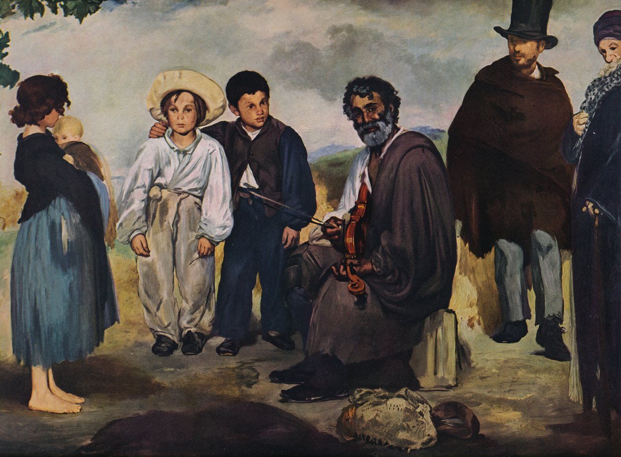 Yaşlı Müzisyen, 1862 by Édouard Manet