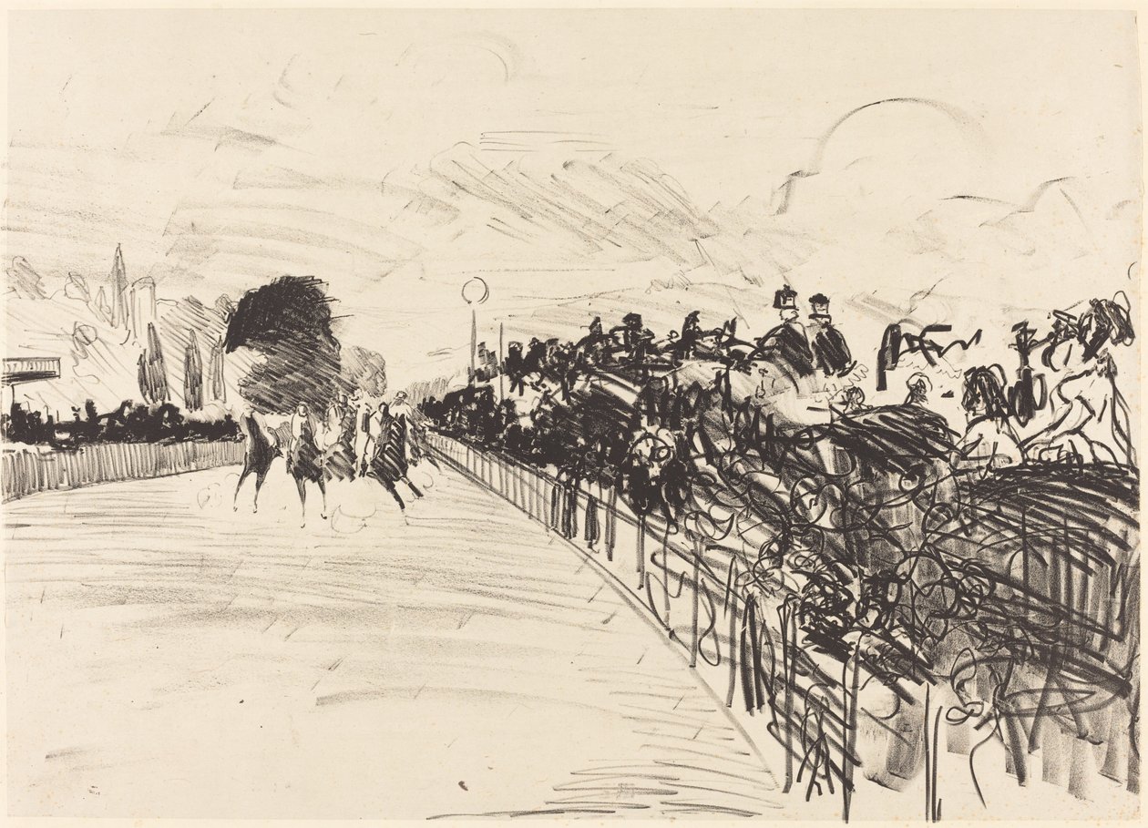 Yarışlar (Les kursları) by Édouard Manet