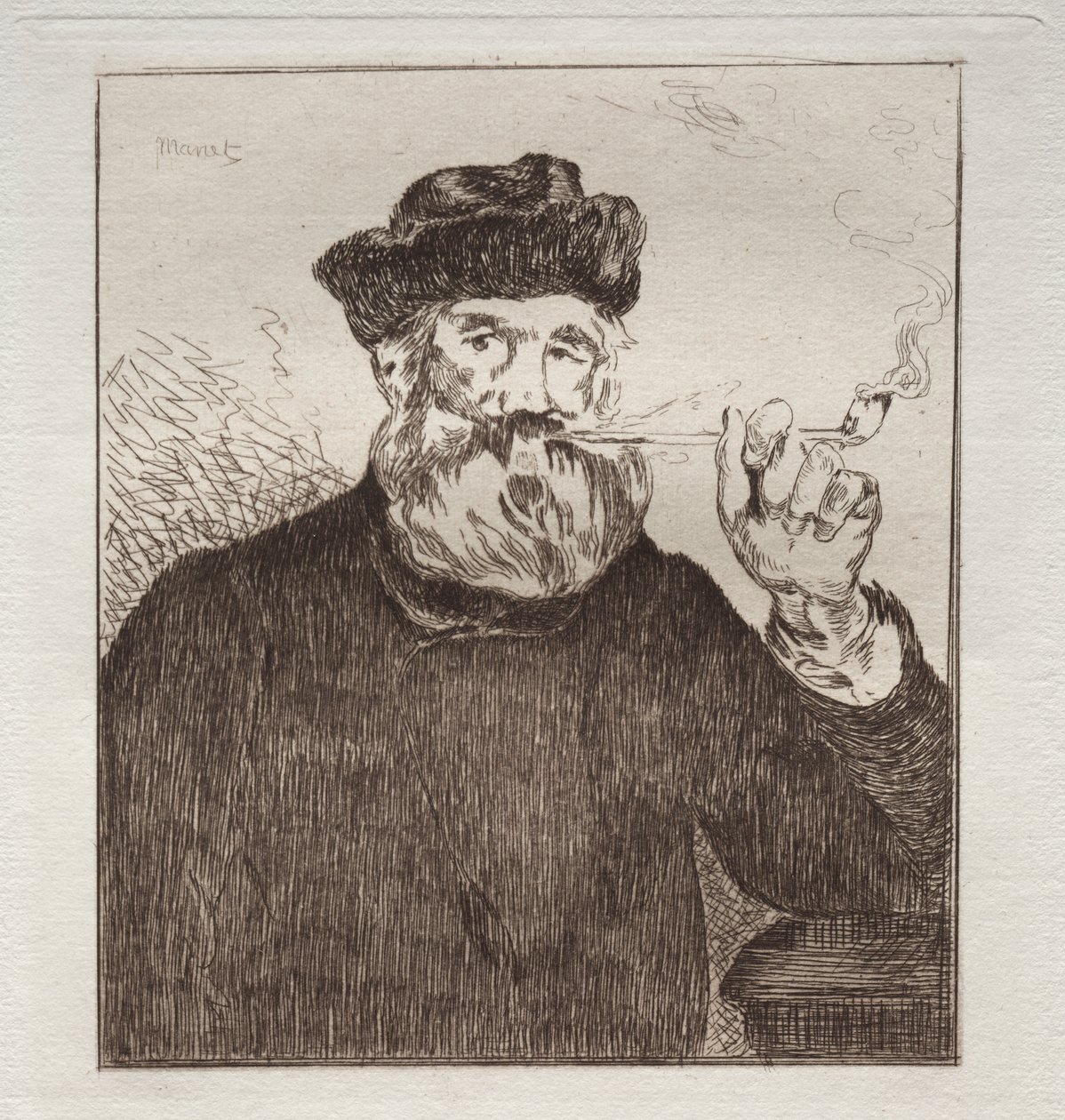 sigara içen by Édouard Manet