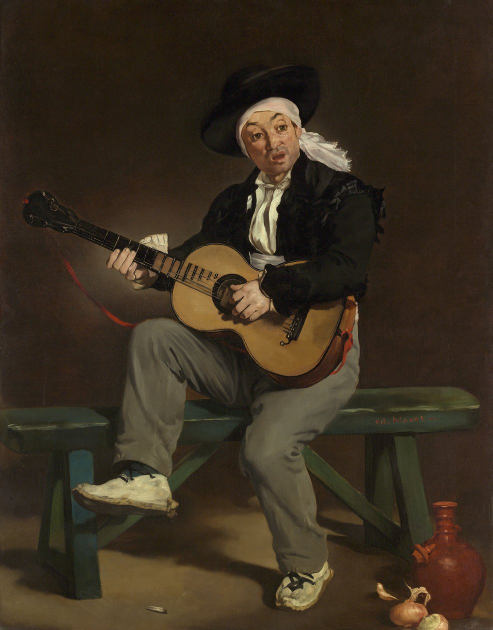 İspanyol Şarkıcı by Édouard Manet