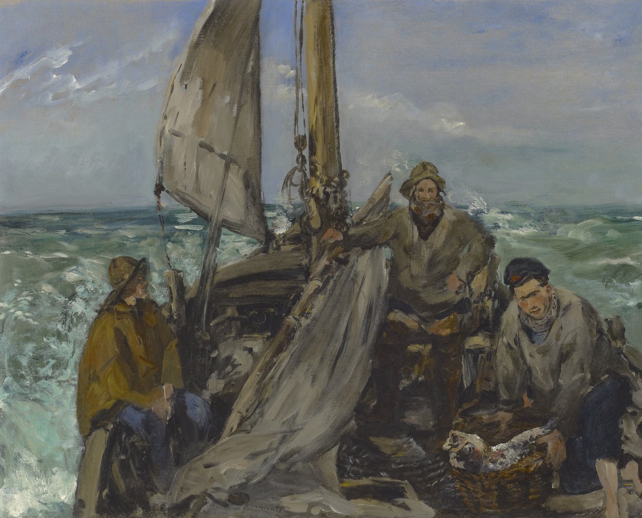 Denizin Emekçileri by Édouard Manet