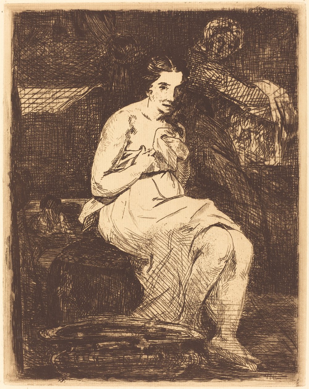 Tuvalet La tuvalet, 1862. by Édouard Manet