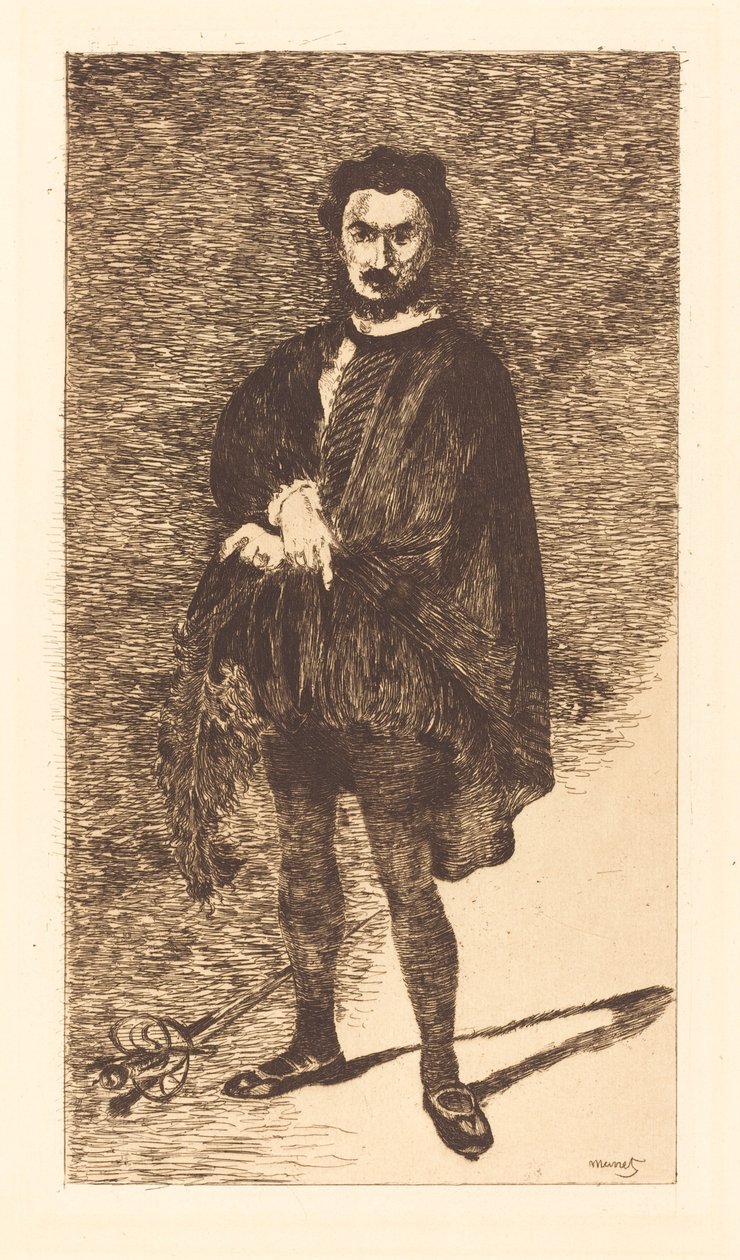 Trajik Aktör by Édouard Manet