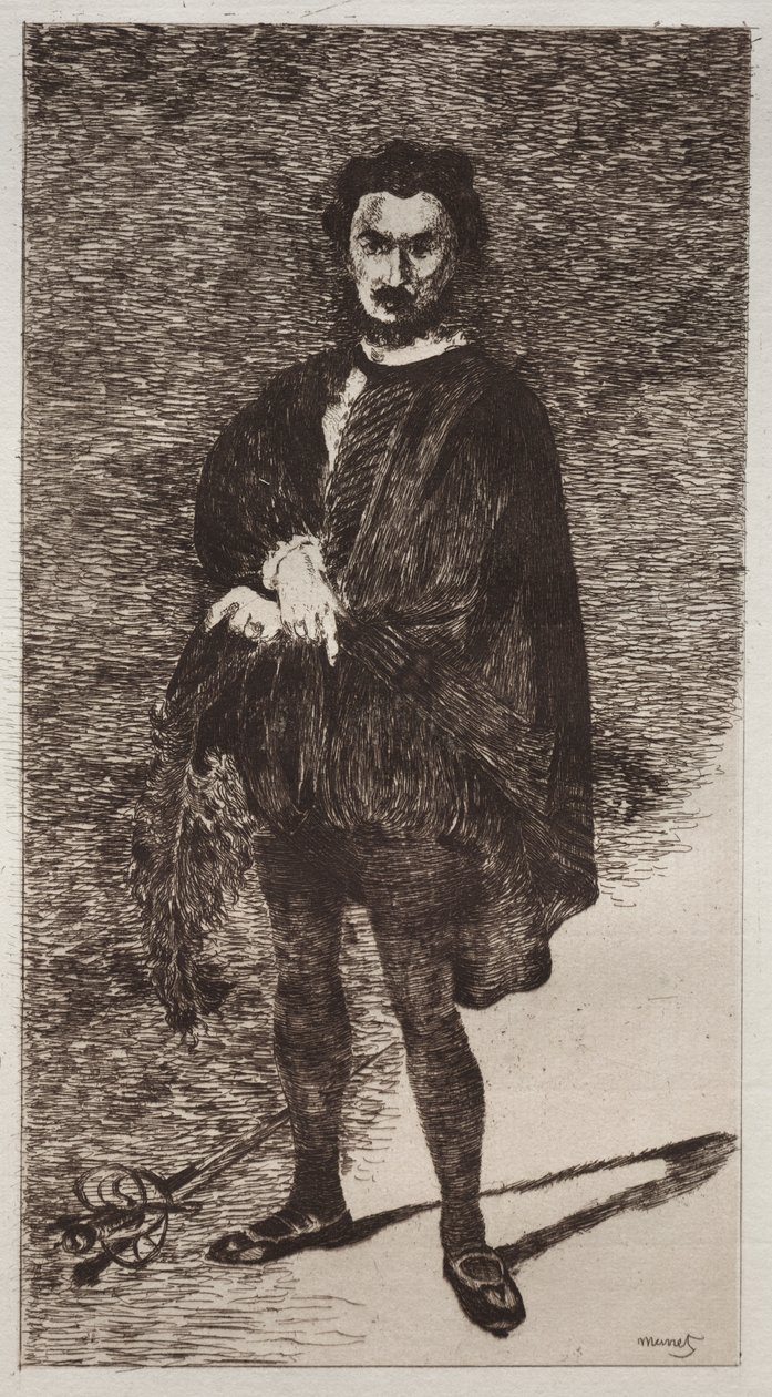 Trajik Aktör by Édouard Manet