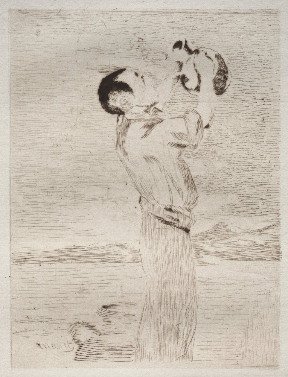 Su İçici by Édouard Manet