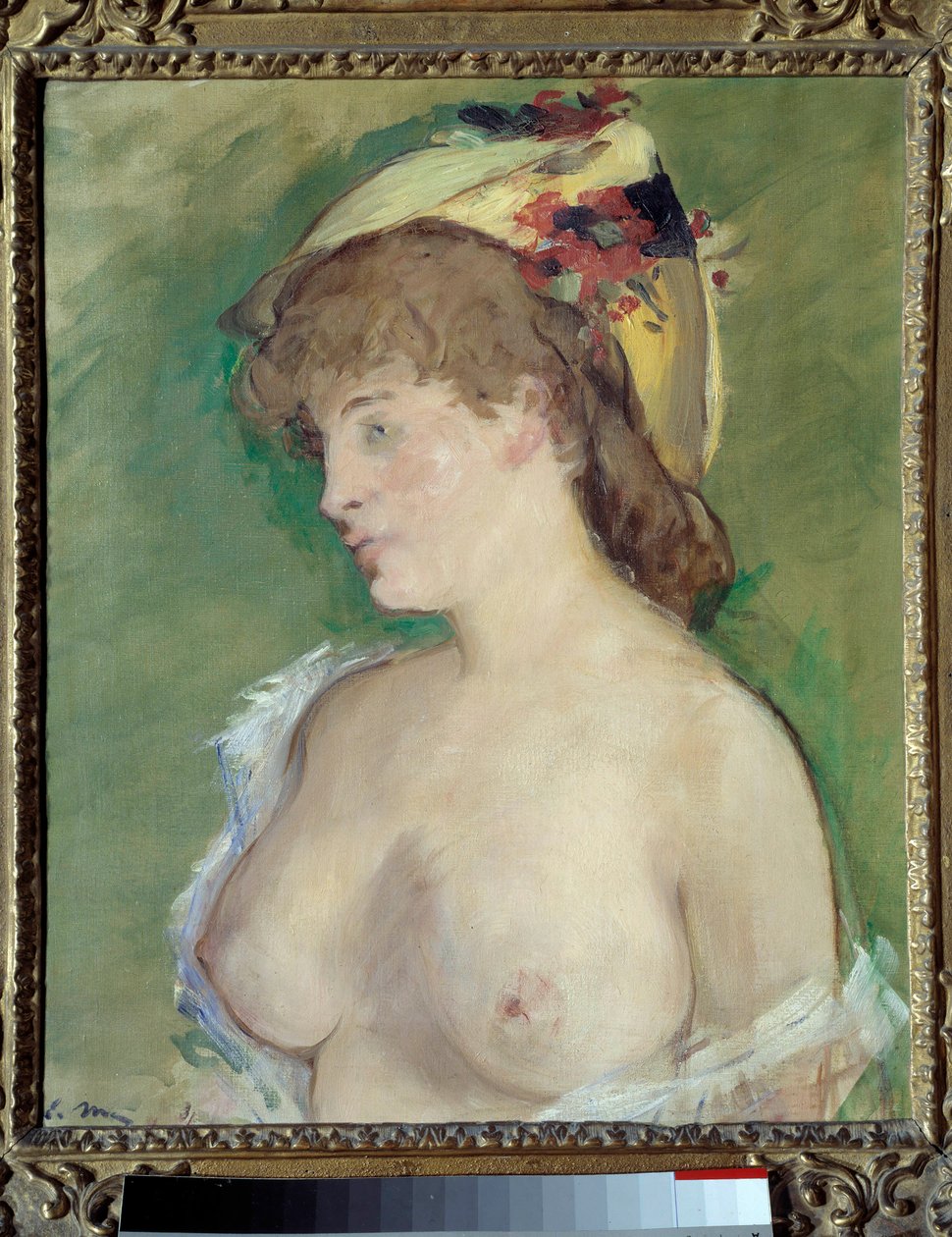 Üstsüz sarışın tablosu Edouard Manet (1832-1883) by Édouard Manet