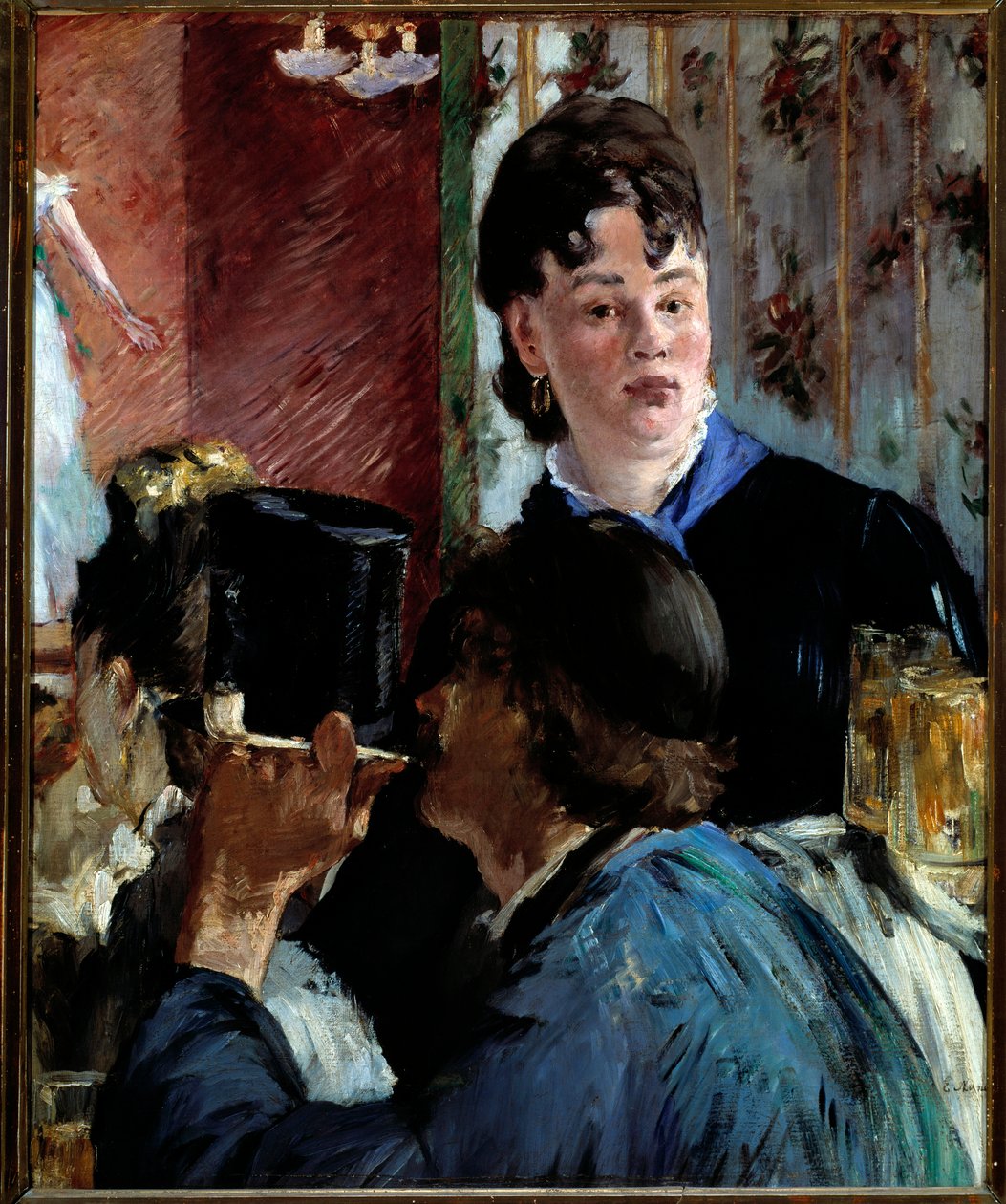 Bock garson - tuval üzerine yağlıboya by Édouard Manet
