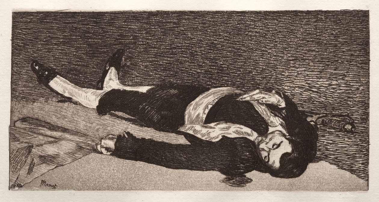 ölü boğa güreşçisi by Édouard Manet