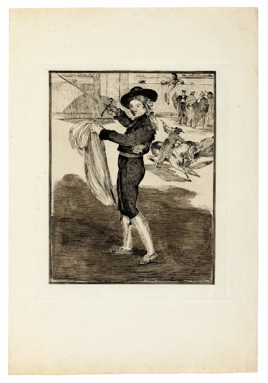 Bir "Espada" Kostümü İçinde Victorine Meurent by Édouard Manet