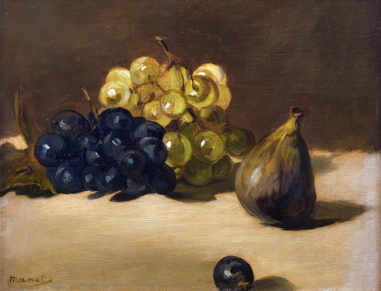 Üzüm ve incir by Édouard Manet