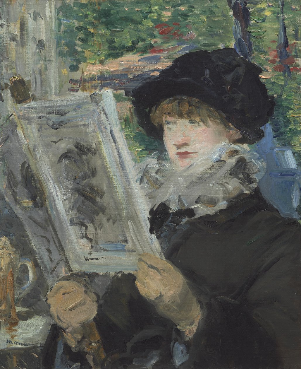 Kadın Okuma, 1879-80 by Édouard Manet