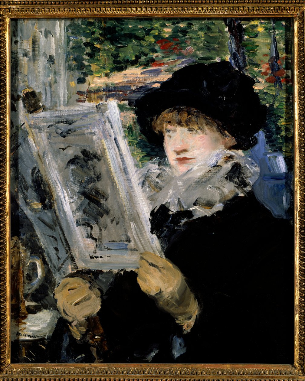 Kadın okuma by Édouard Manet