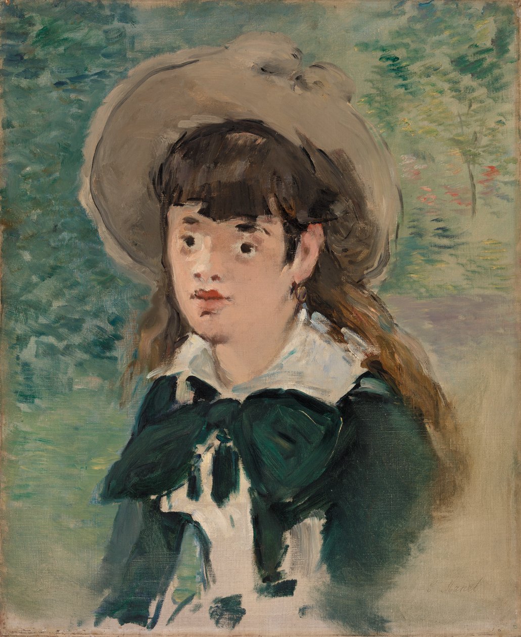 Bir Bankta Genç Kız by Édouard Manet