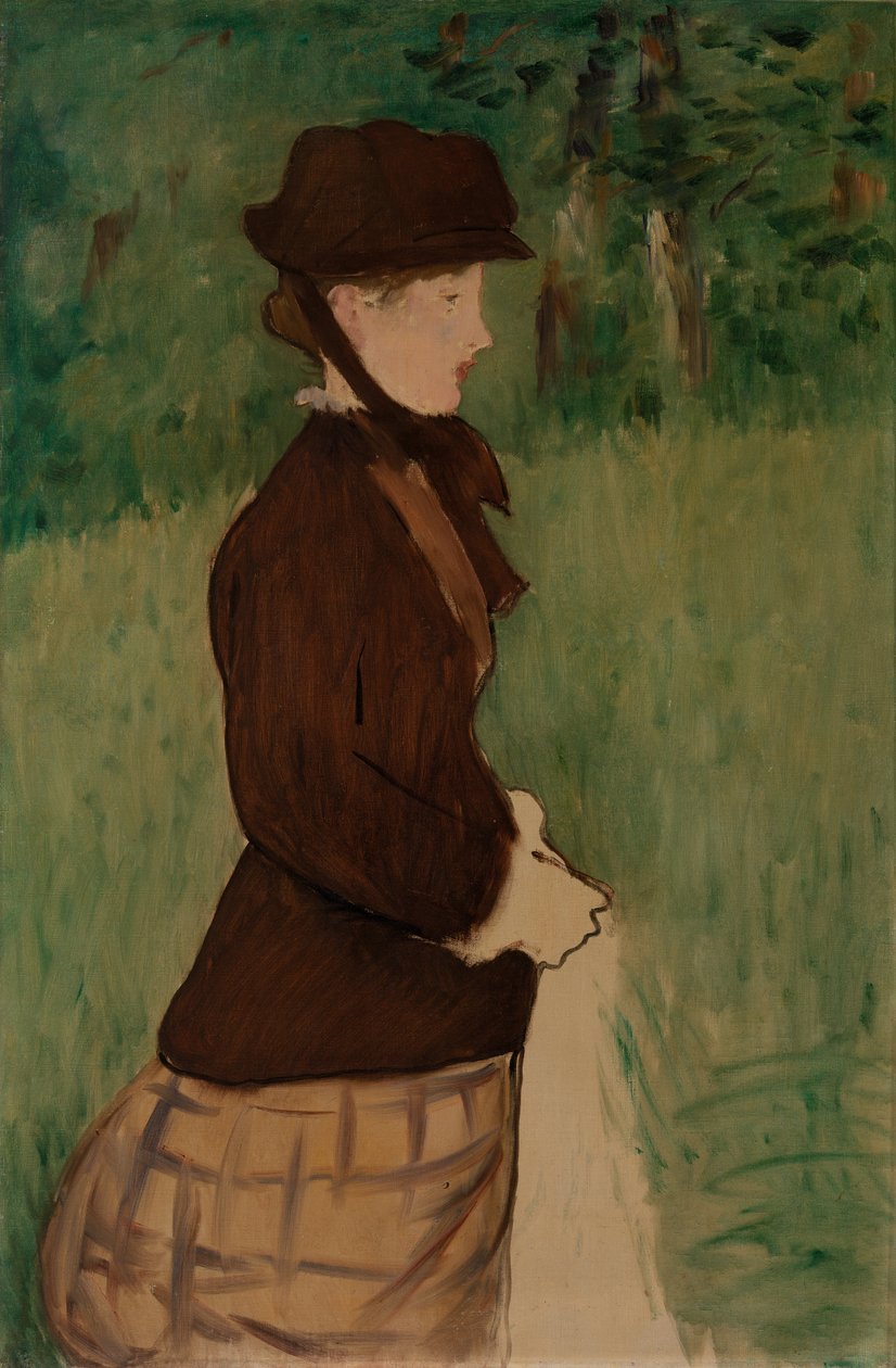 Bahçedeki Genç Kadın, 1879 by Édouard Manet