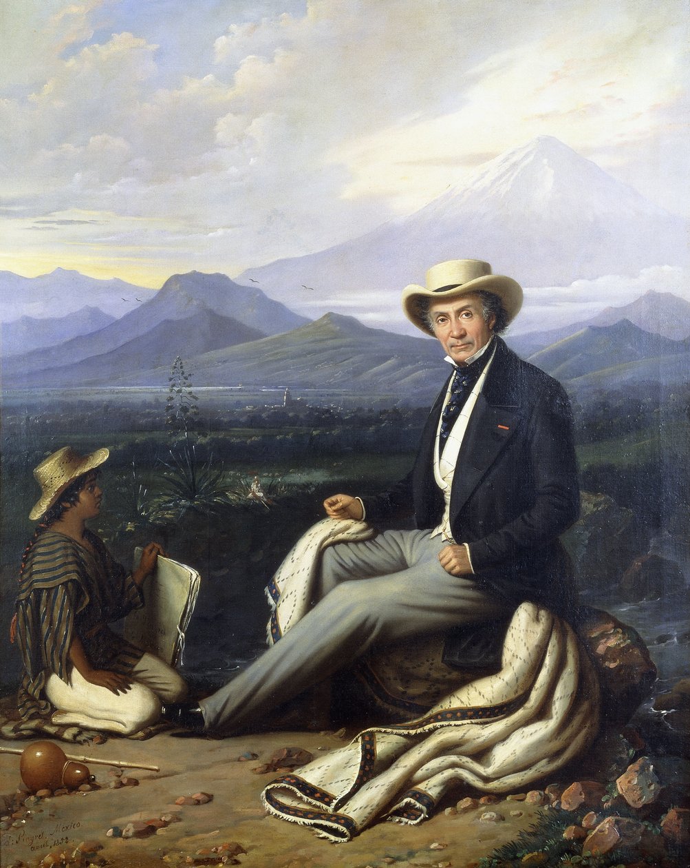 Otoportre, 1854 by Edouard Pingret