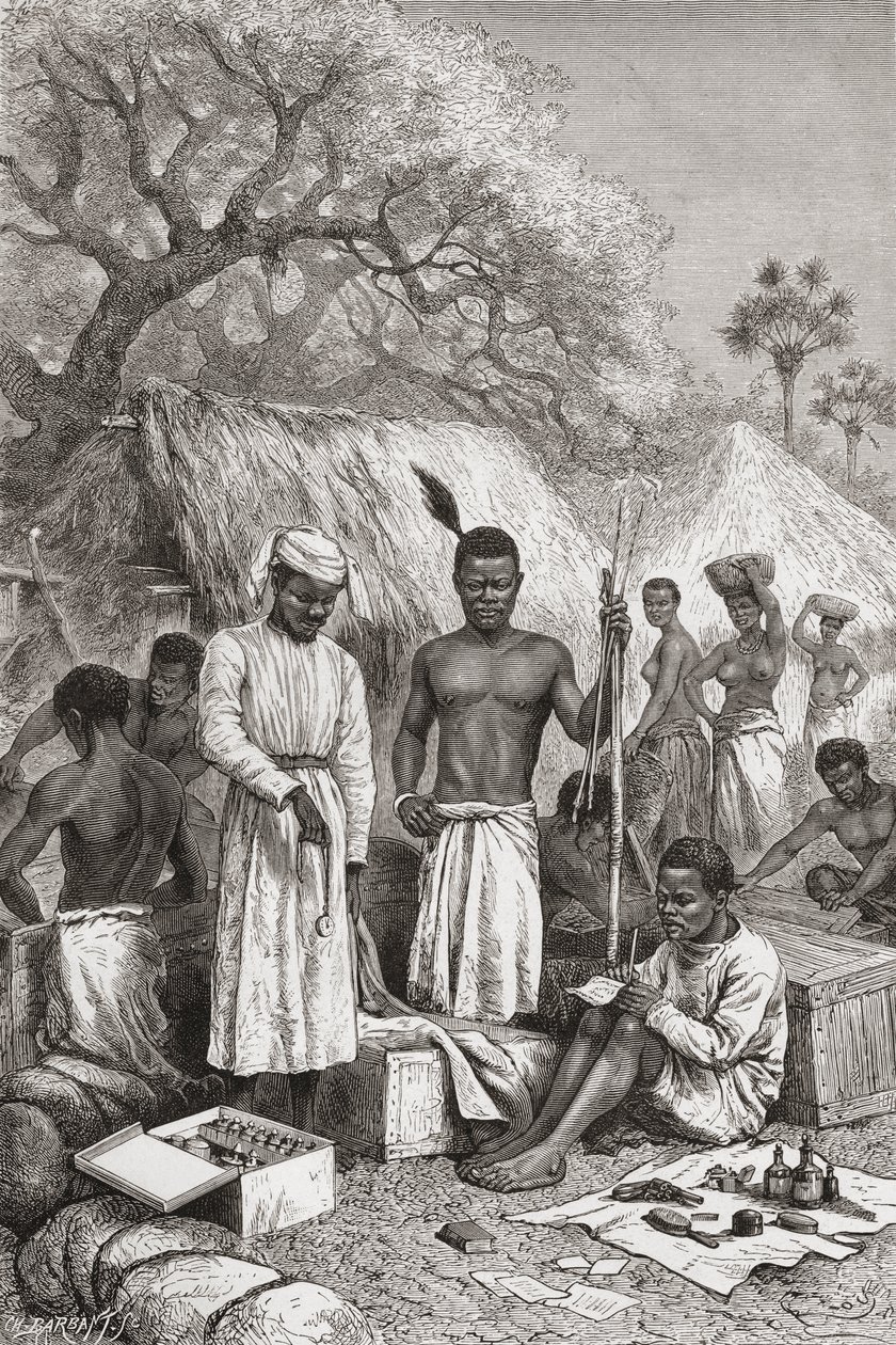 Abdullah Souzi, Jacob Wainright ve James Chouma, Dr. David Livingstone