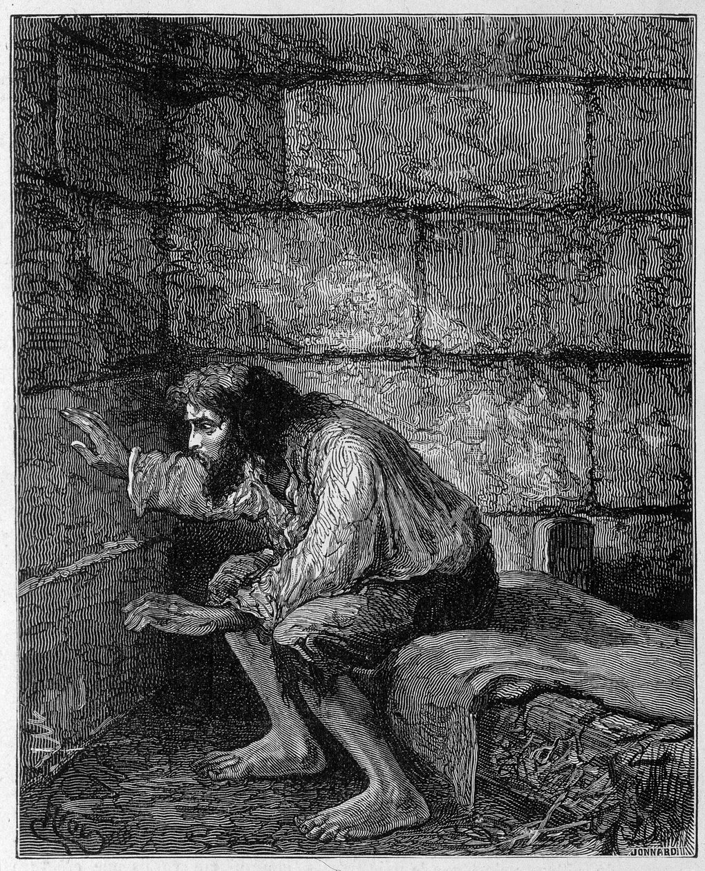Edmond Dantes, Monte Cristo Kontu (Monte Cristo) hapishanesinde - Riou