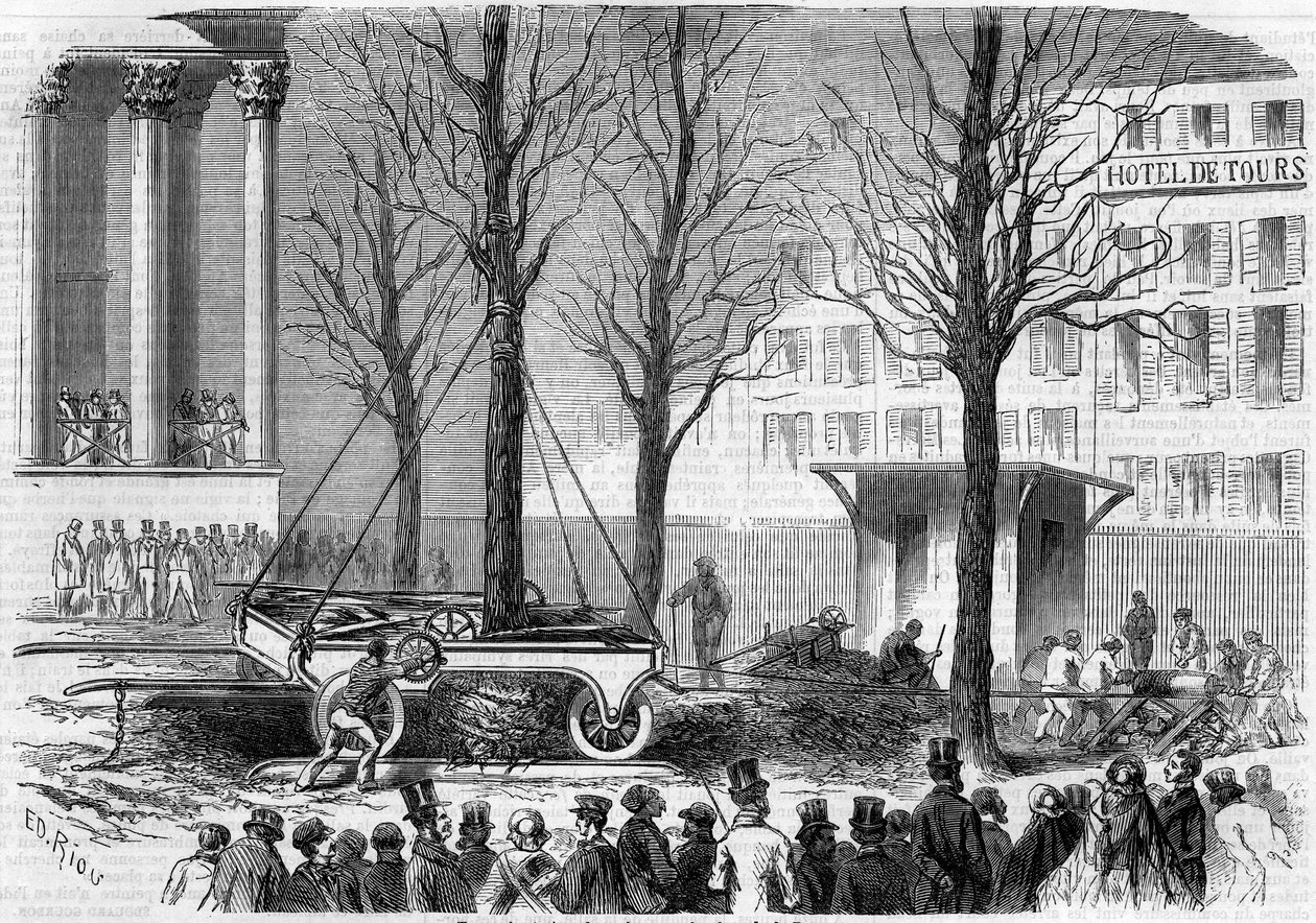1858 kışında Paris
