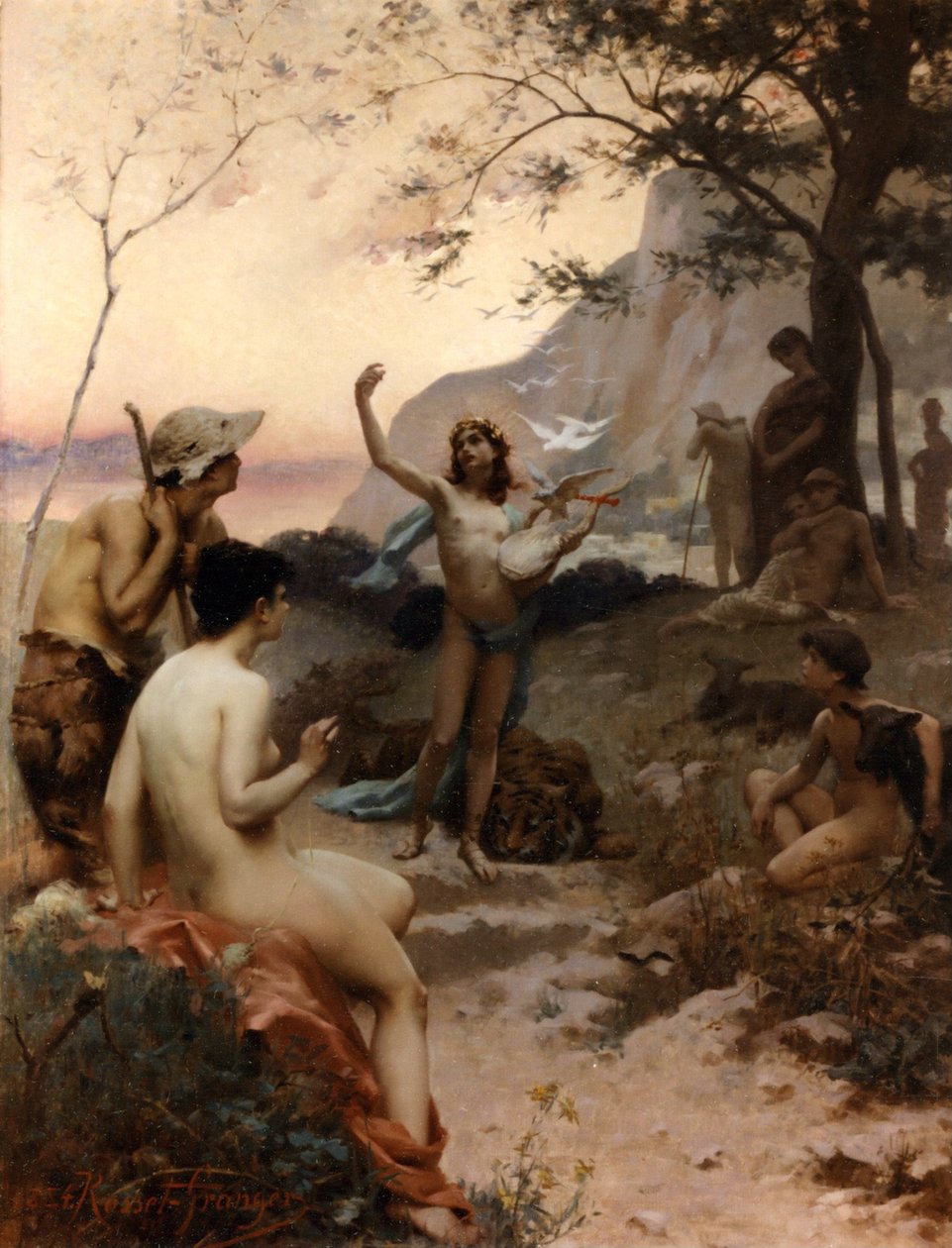 Orpheus, 1884. by Édouard Rosset Granger