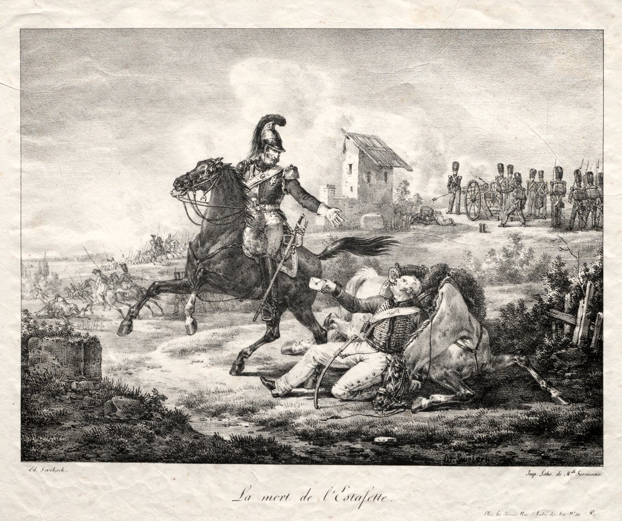 Kuryenin Ölümü by Edouard Swebach