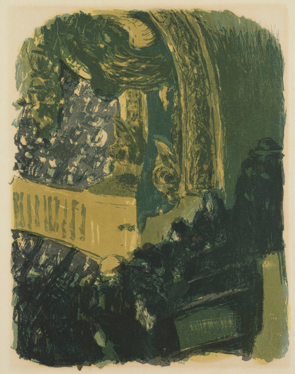 Spor Salonunda Bir Galeri by Edouard Vuillard