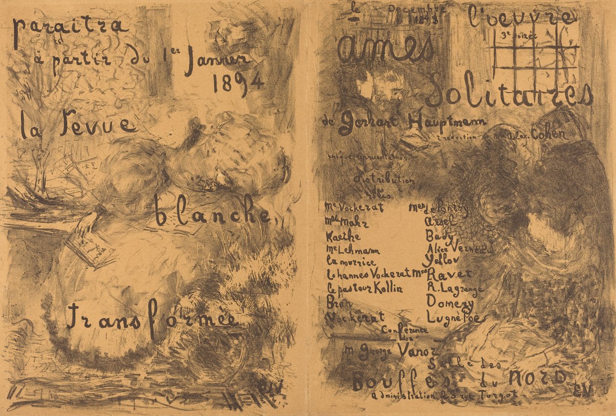 yalnız ruhlar by Edouard Vuillard