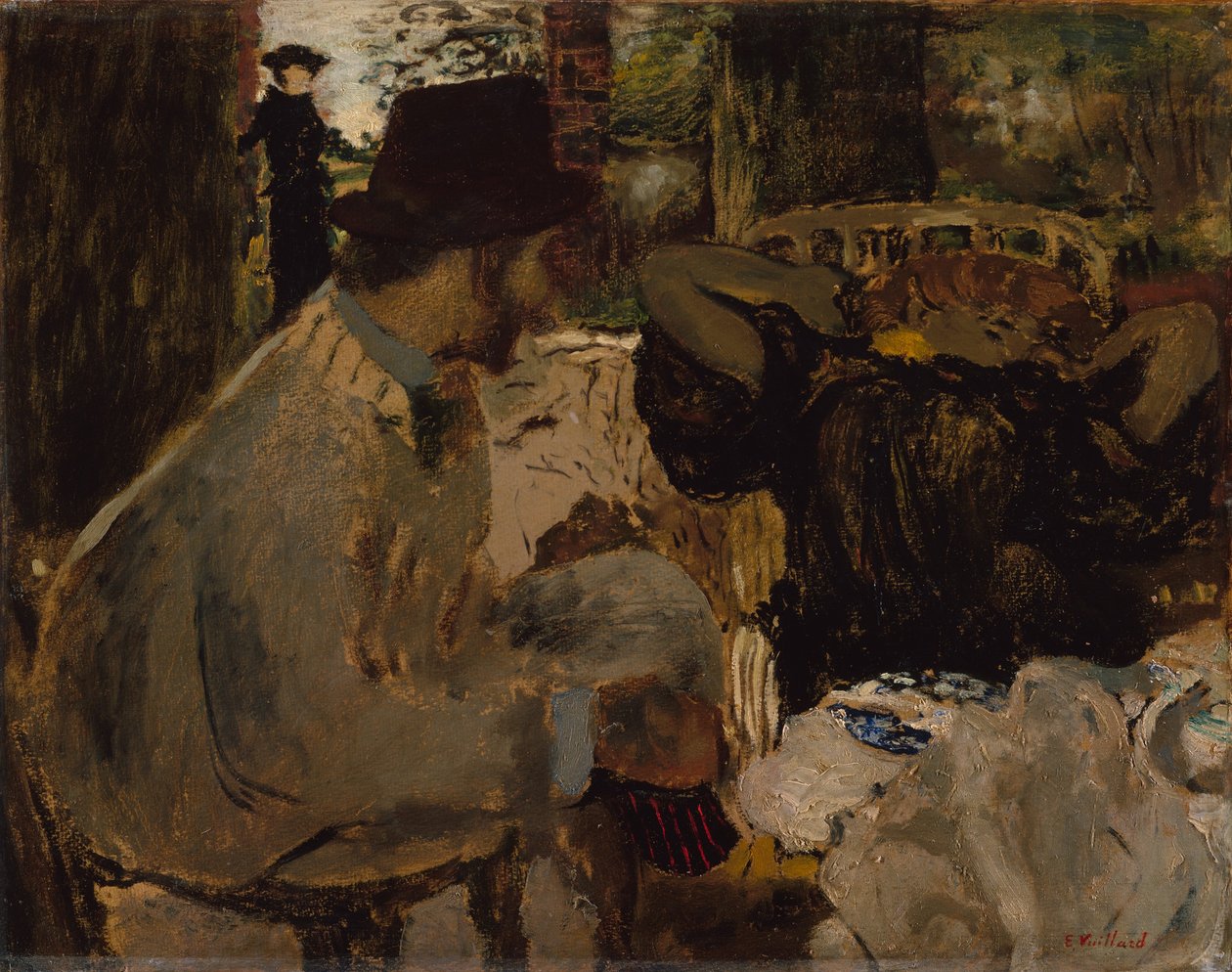 Konuşma, 1897-8 by Edouard Vuillard