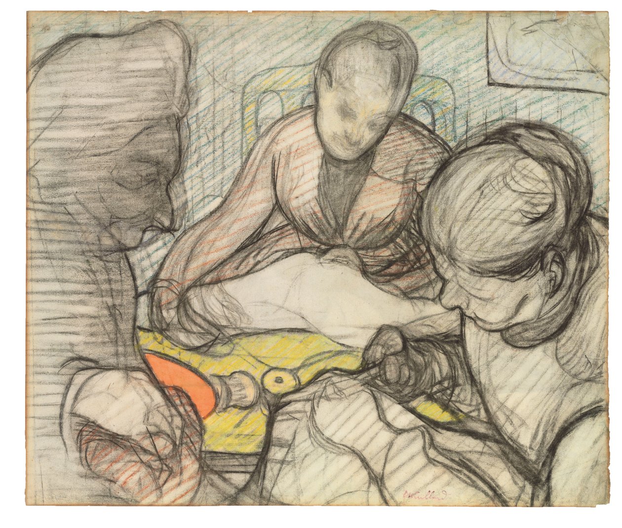 Terziler için Çalışma, 1890 by Edouard Vuillard