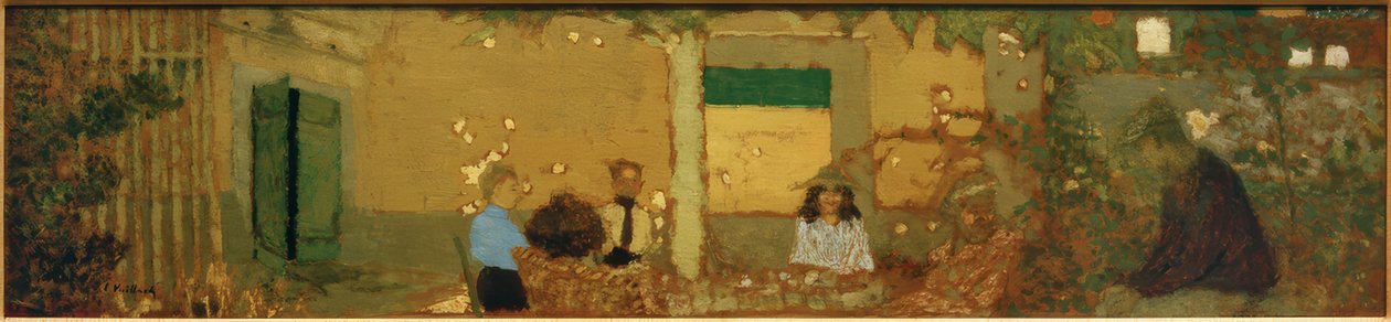 Bahçedeki aile by Edouard Vuillard