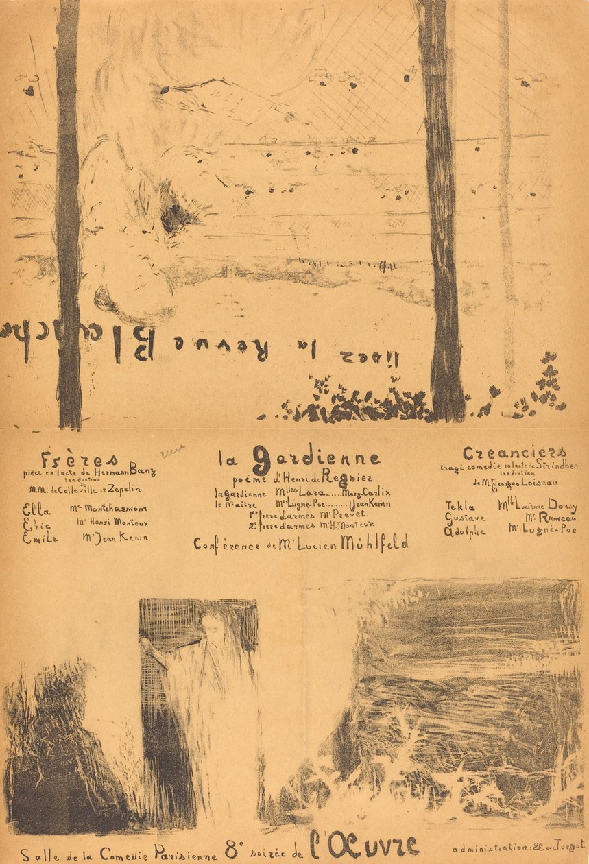 Kardeşler, The Guardian, Alacaklılar, 1894. by Edouard Vuillard