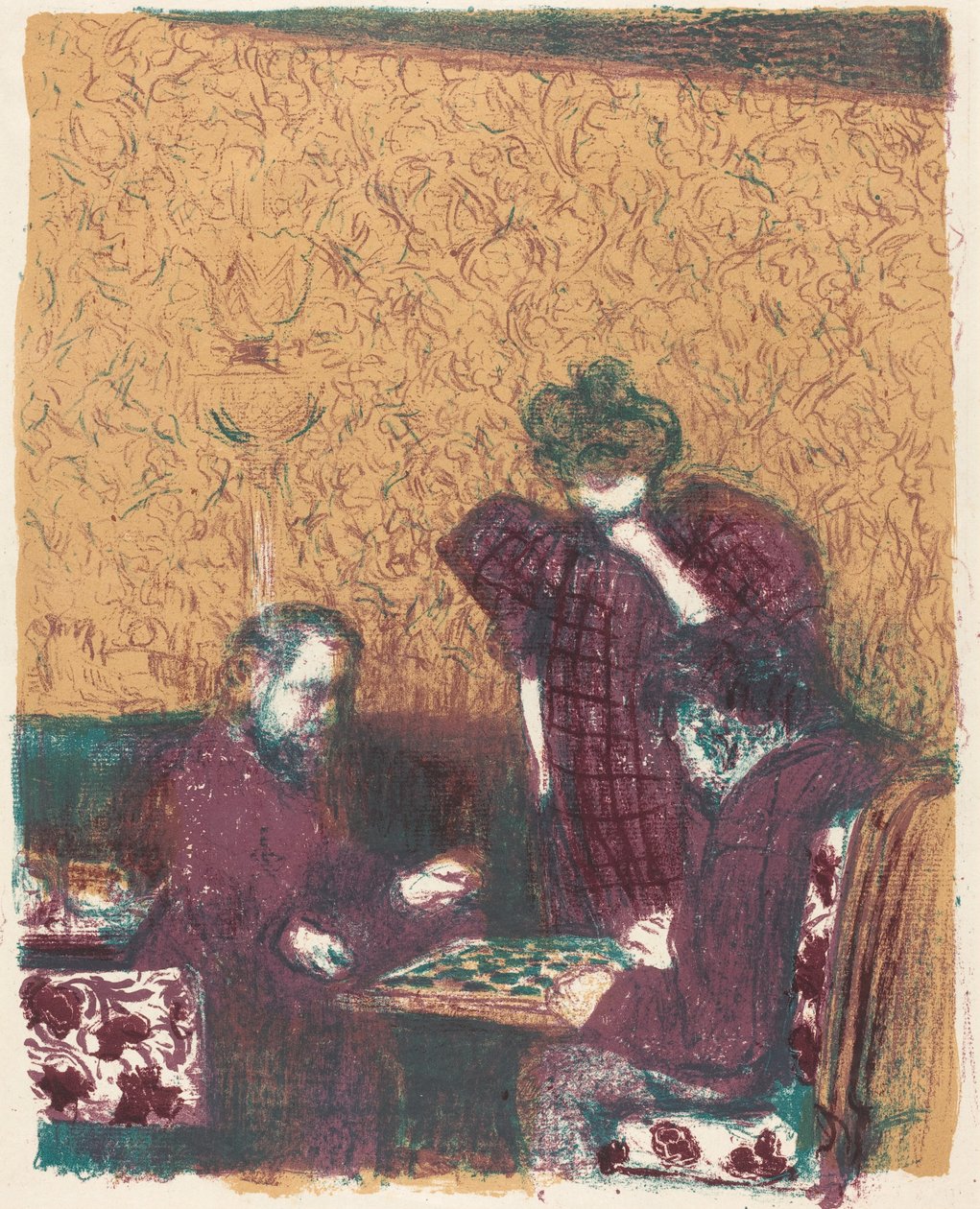 Dama Oyunu by Edouard Vuillard