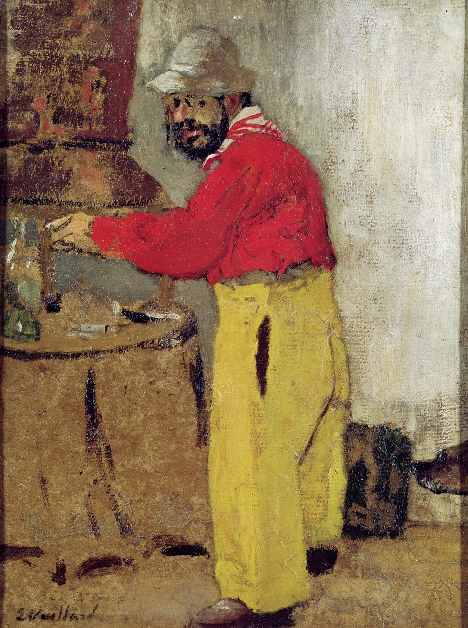 Henri de Toulouse-Lautrec at Villeneuve sur Yonne, 1898  by Edouard Vuillard