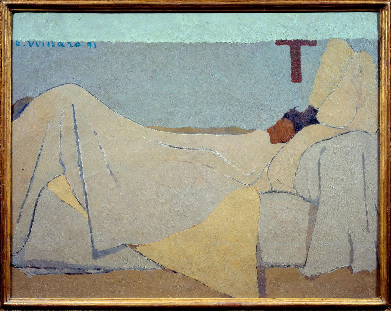 Yatakta by Edouard Vuillard