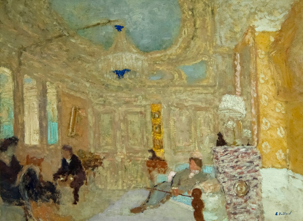 bekleme odasında by Edouard Vuillard