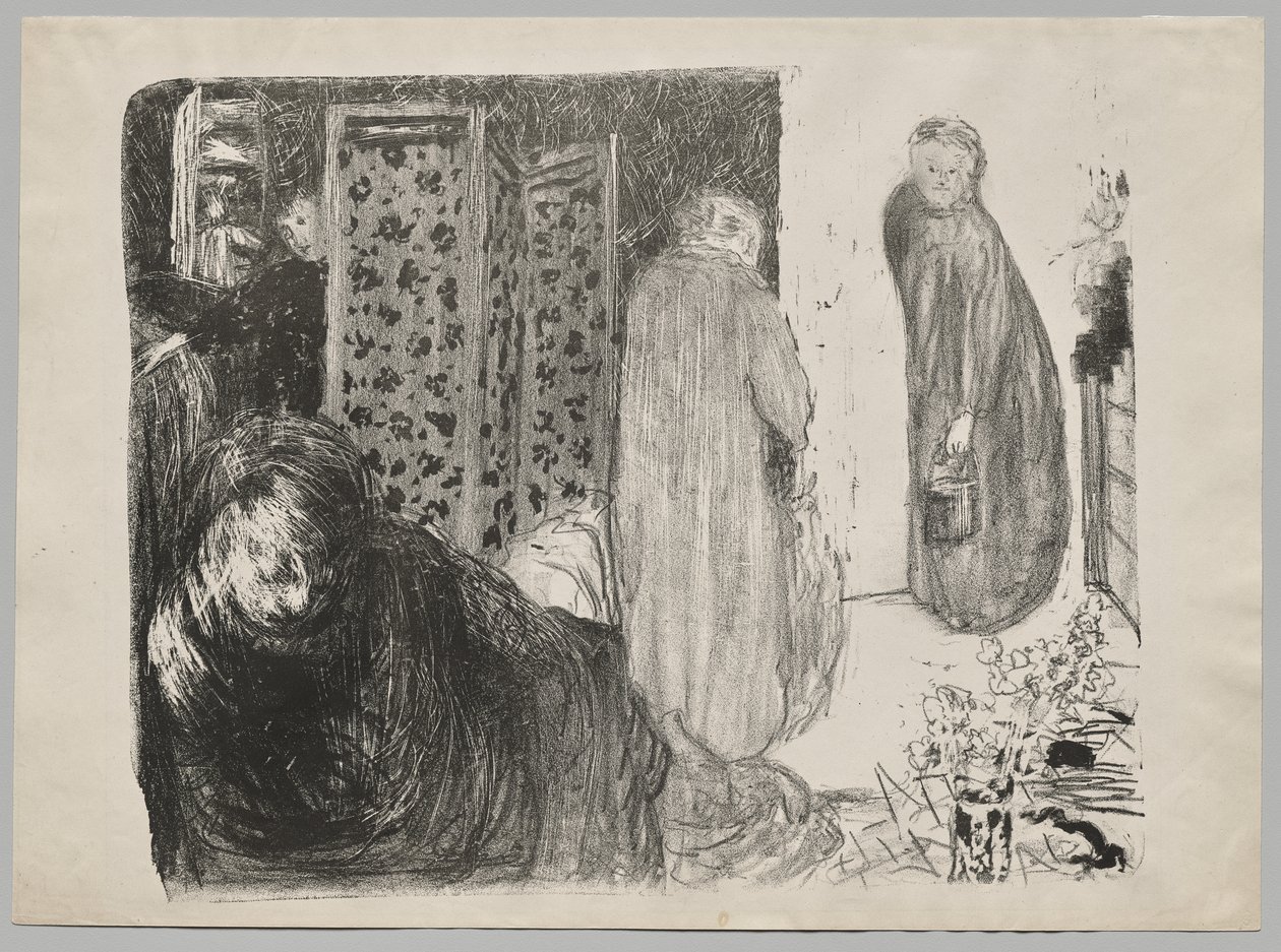 Ekranlı İç Mekan by Edouard Vuillard