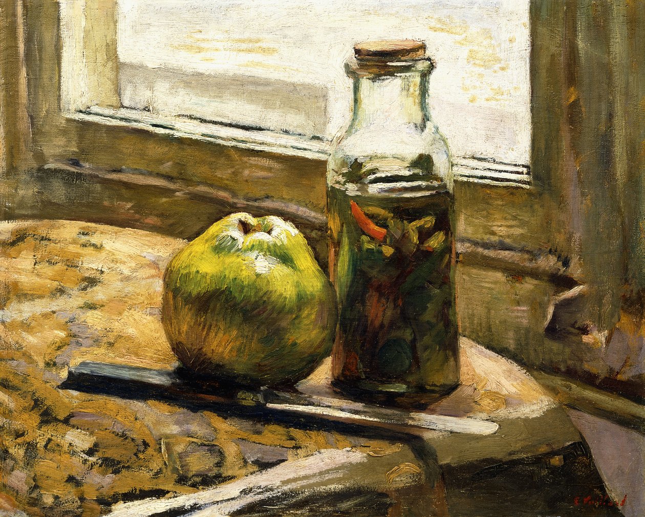 Turşu ve Elma Kavanozu, 1889-90 by Edouard Vuillard