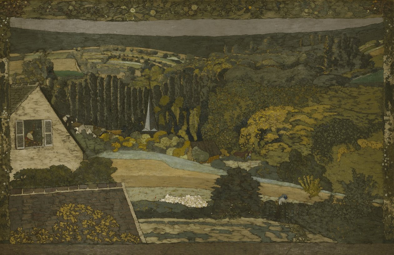 Manzara: Ormana Bakan Pencere, 1899 by Edouard Vuillard