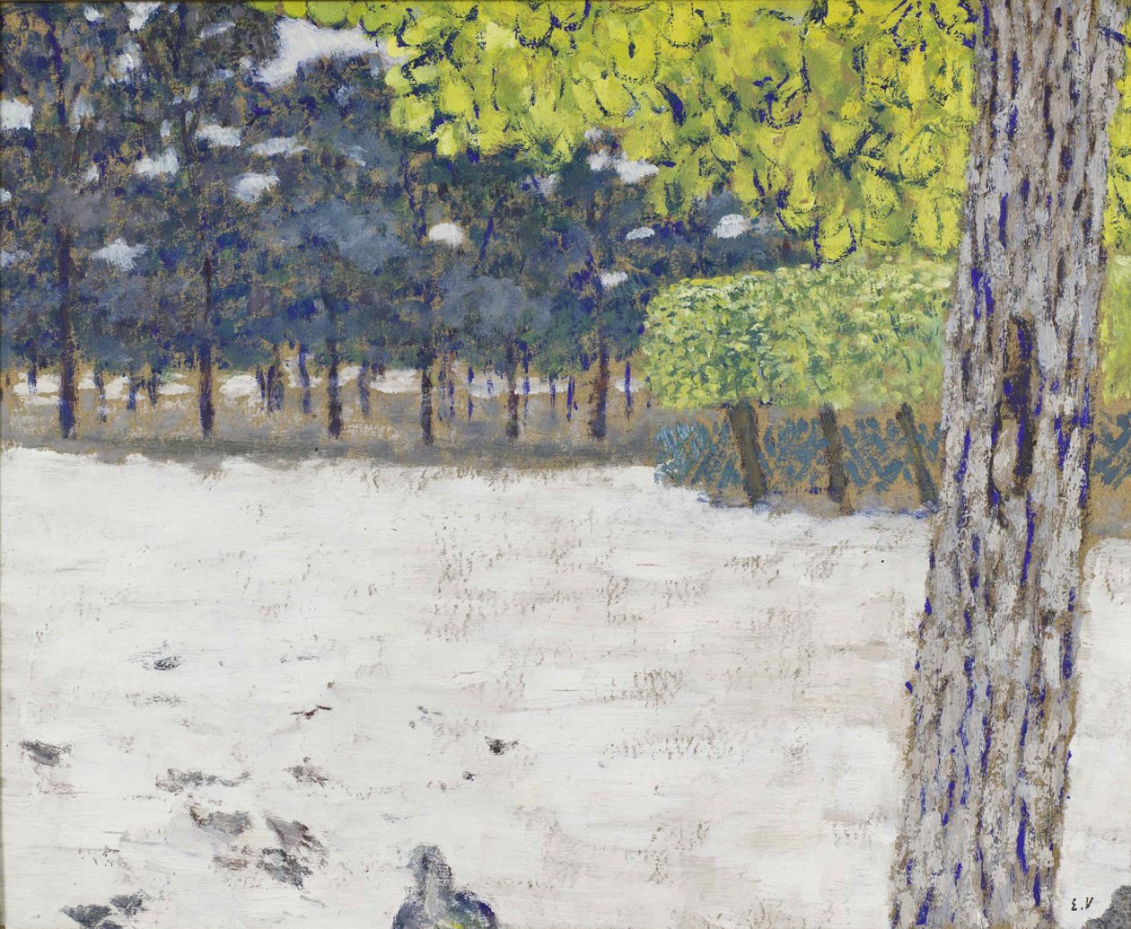 Tuileries Bahçesi, 1894 civarı. by Edouard Vuillard