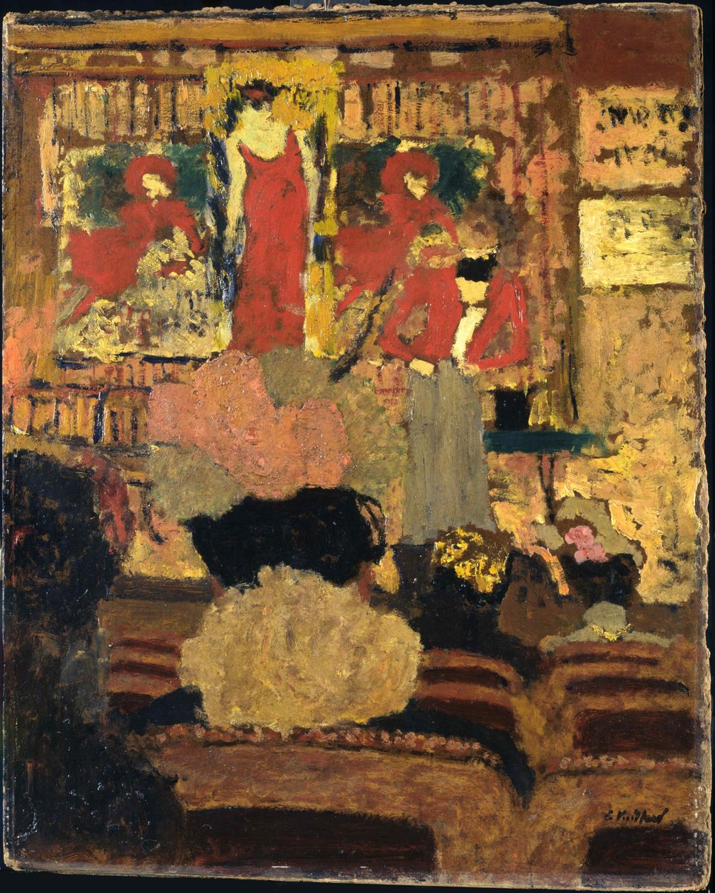İllüzyonist Numara, c. 1895. by Edouard Vuillard