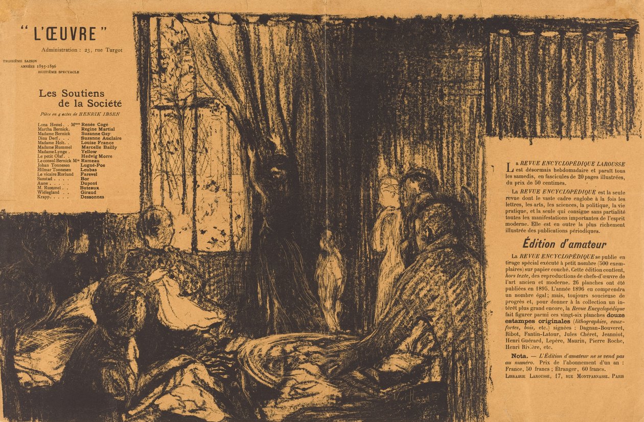 Toplumun destekçileri by Edouard Vuillard