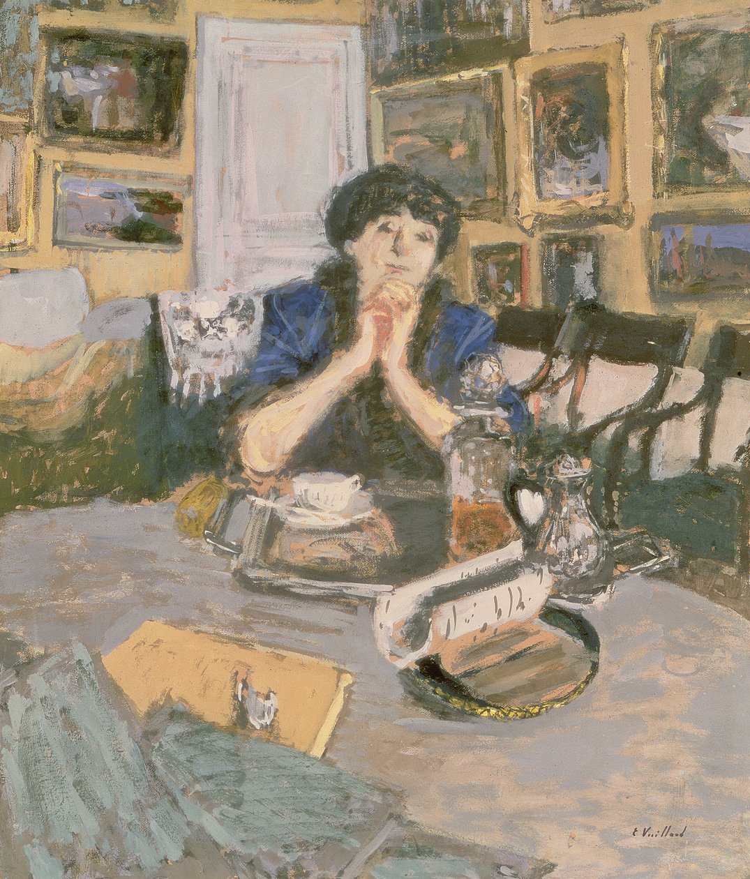 Madam Hessel Şallı, 1911 by Edouard Vuillard