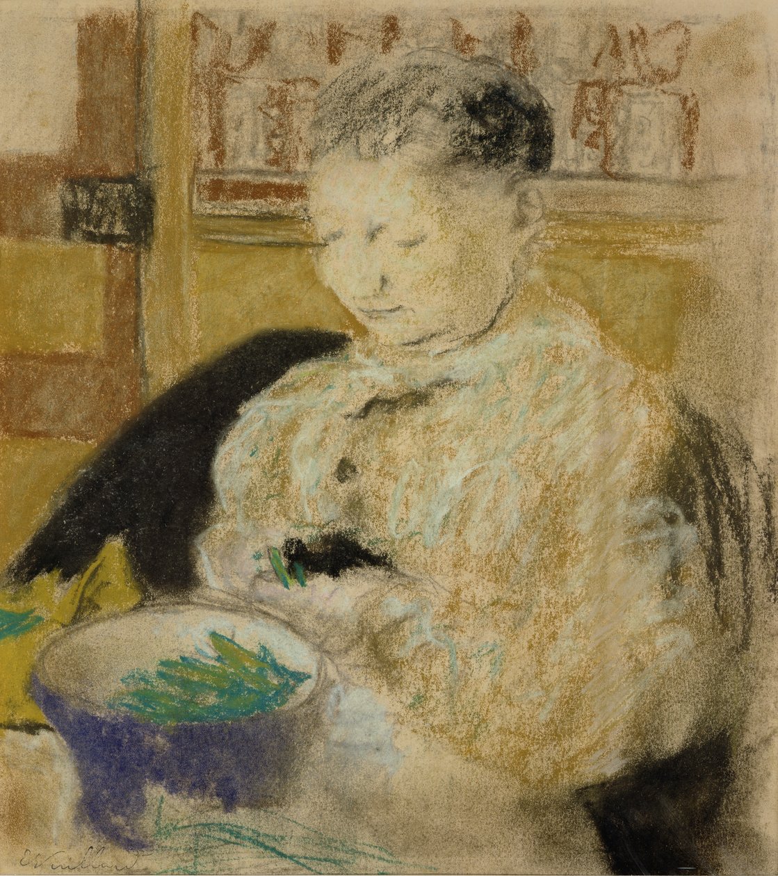 Madame Vuillard Bezelye, 1905 by Edouard Vuillard