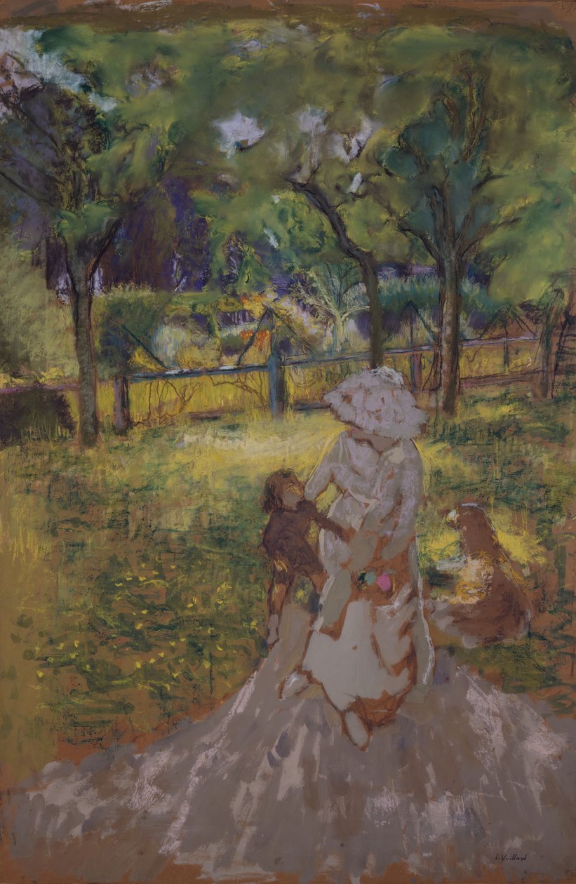 Meyve Bahçesinde Sabah Bahçesinde Anne ve Çocuk, 1909-1911. by Edouard Vuillard