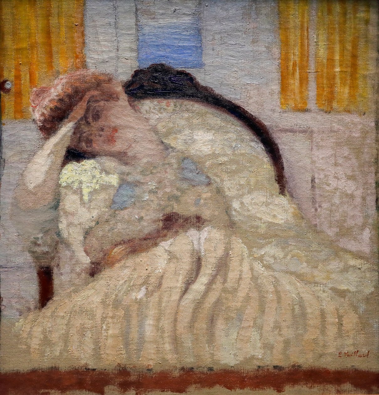Bir koltukta oturan Misia by Edouard Vuillard