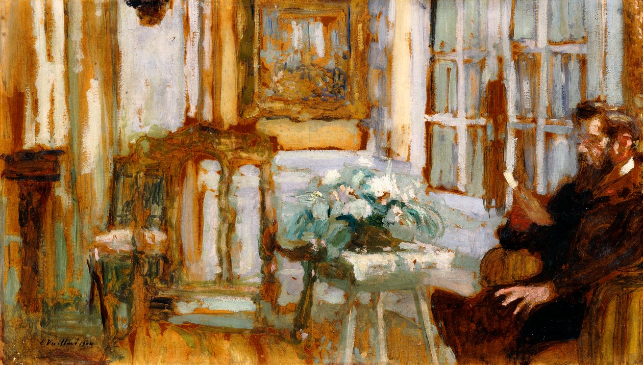 Mösyö Arthur Fontaine, Oturma Odasında, 1904 by Edouard Vuillard