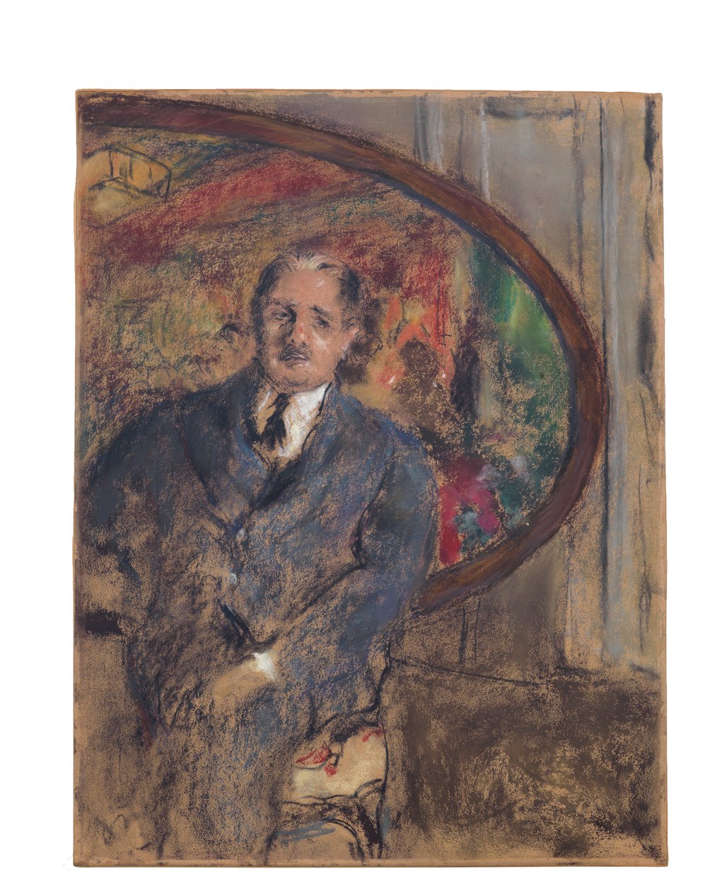Mösyö Benard "Le Grand Teddy"nin önünde, 1931 by Edouard Vuillard