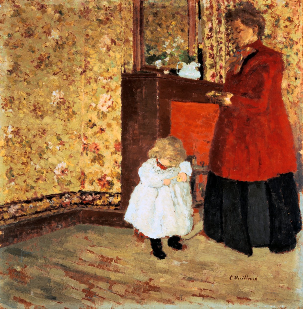 Anne ve Çocuk, 1900 by Edouard Vuillard