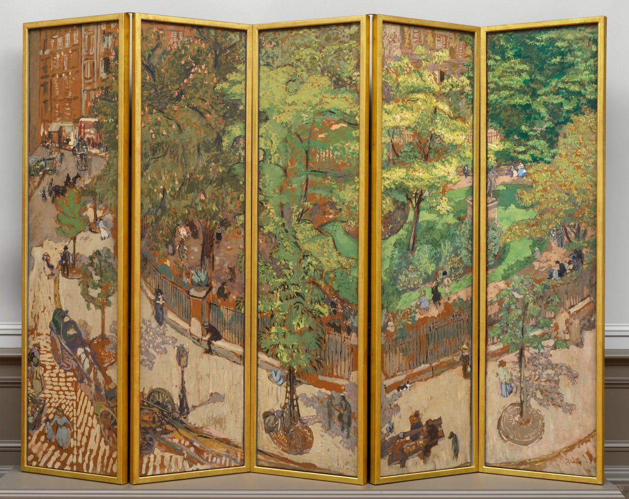 Ventimiglia Meydanı by Edouard Vuillard